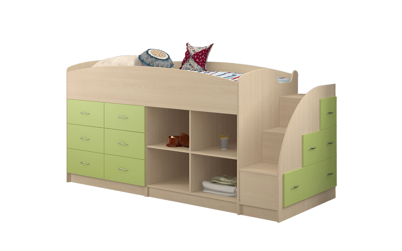 детская кровать Формула Мебели Дюймовочка-4.1 1 Формула Мебели Дюймовочка-4.1